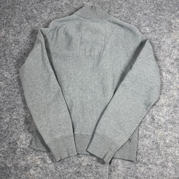Abercrombie & Fitch Men's Y2K Light Gray High Neck Zip Up Jacket Size XL - Picture 10 of 16